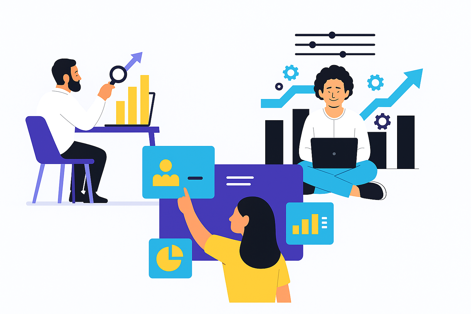 AI Ethics Consulting Illustration